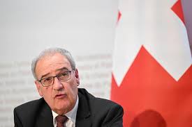 Guy Parmelin at international meeting
